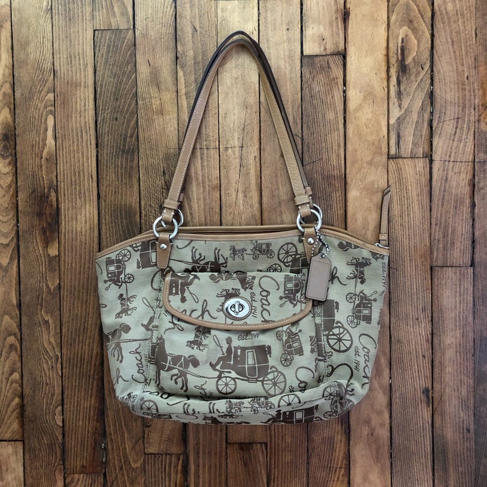 COACH Signature Carriage Purse